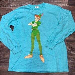Disney Peter Pan Long Sleeve Tee - Blue and Green